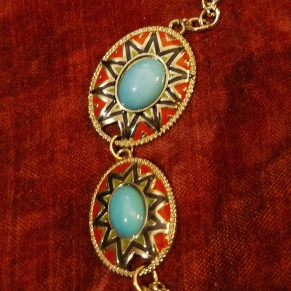 ⛰HOLD⛰Southwestern Inspired Necklace & Earring Set - Picture 3 of 6